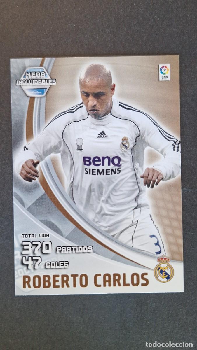 Cromos de F&uacute;tbol: L3 ROBERTO CARLOS REAL MADRID MEGA INOLVIDABLES 405 PANINI MEGACRACKS 2007 2008 07 08
