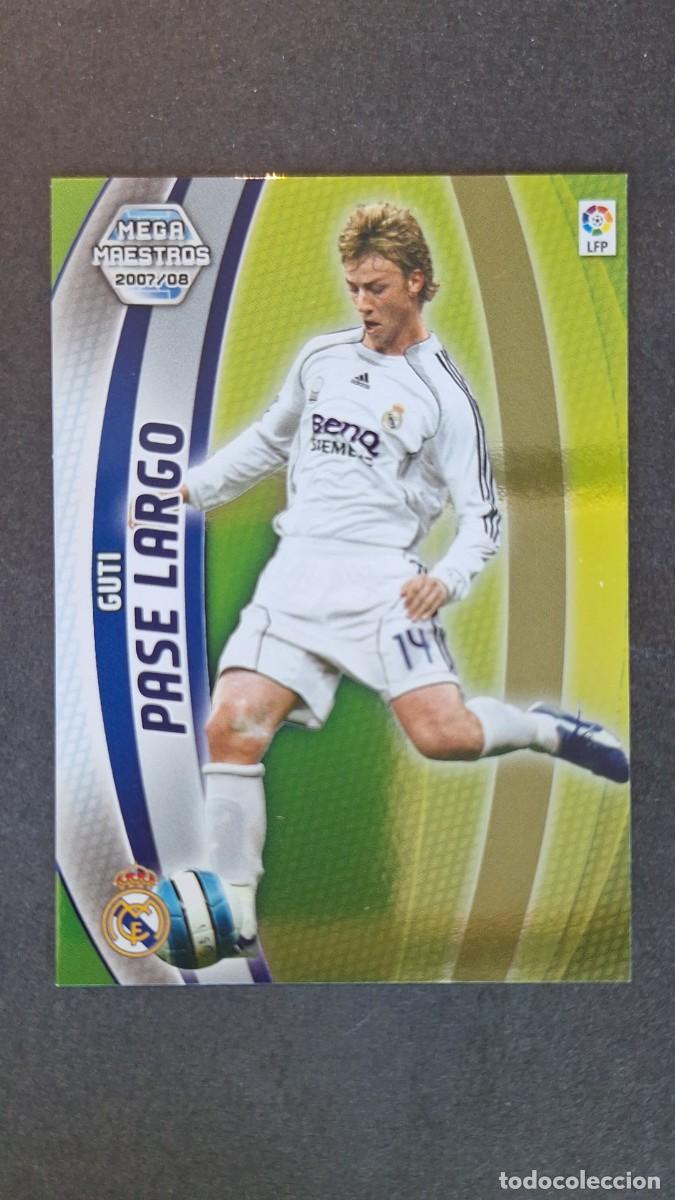 Cromos de F&uacute;tbol: L3 GUTI REAL MADRID MEGA MAESTROS 410 PANINI MEGACRACKS 2007 2008 07 08