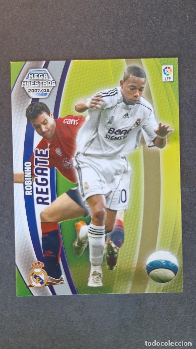 Cromos de F&uacute;tbol: L3 ROBINHO REAL MADRID MEGA MAESTROS 413 PANINI MEGACRACKS 2007 2008 07 08