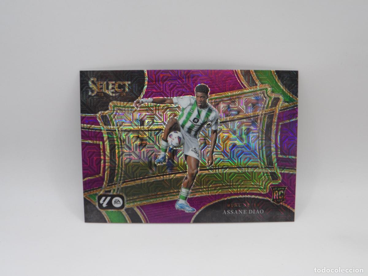 Cromos de F&uacute;tbol: 246 ASSANE DIAO ROOKIE PARALELA PURPLE MOJO PRIZM BETIS PANINI SELECT LIGA 2023 2024 23 24