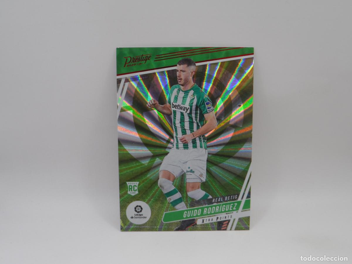 Cromos de F&uacute;tbol: 18 GUIDO RODRIGUEZ PARALELA LASER PANINI PRESTIGE CHRONICLES SOCCER 2020 2021 20 21 BETIS