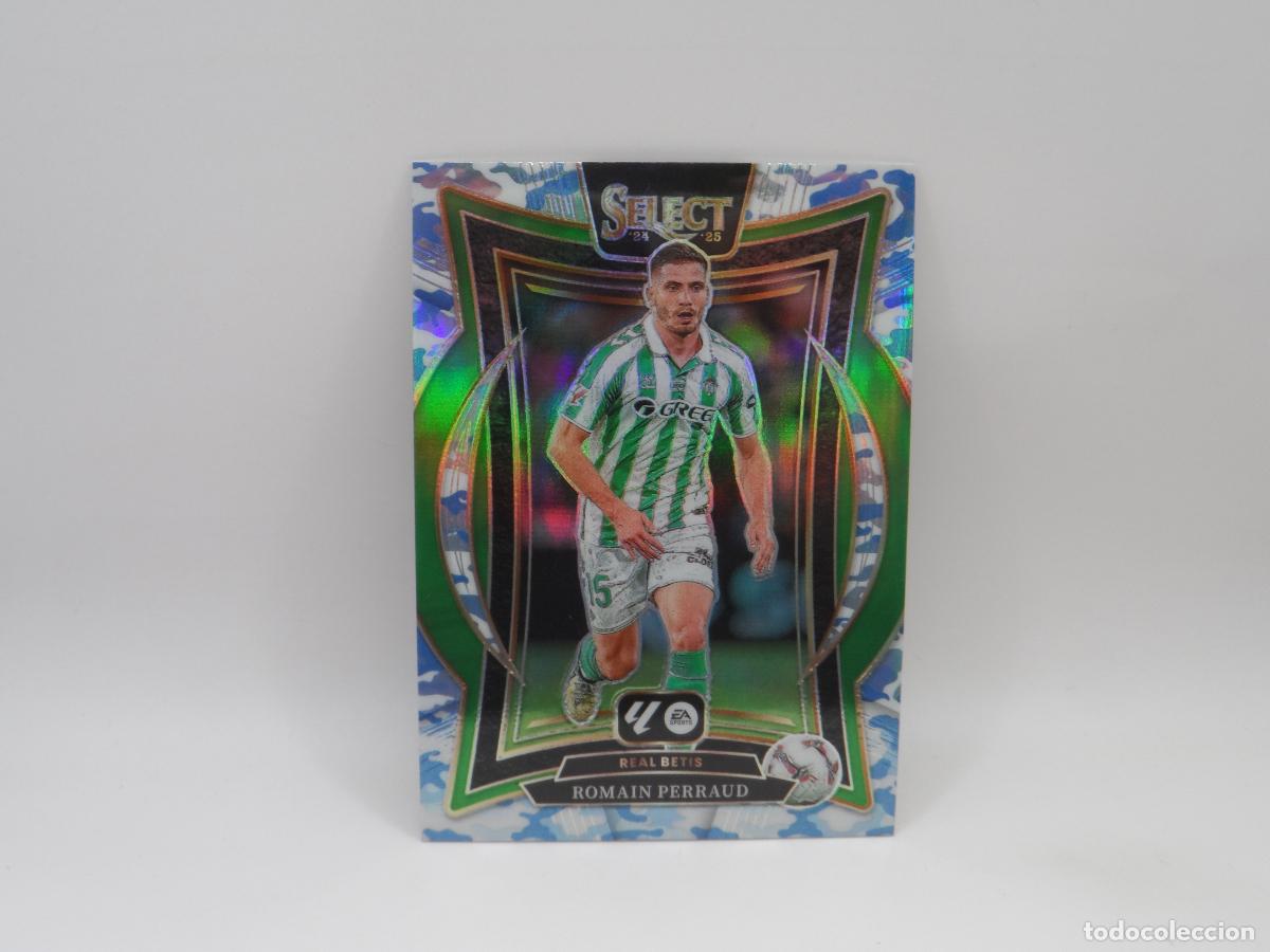 Cromos de F&uacute;tbol: 39 ROMAIN PERRAUD NUMERADA /30 WINTER CAMO PRIZM BETIS PANINI SELECT 2024 2025 24 25