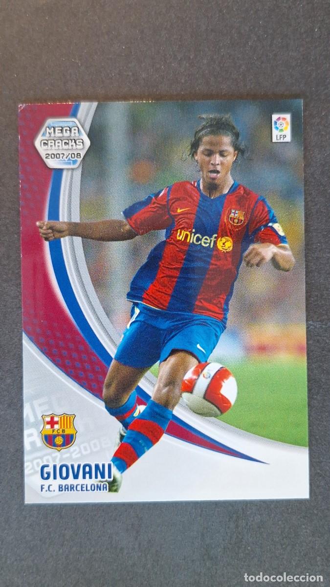 Cromos de F&uacute;tbol: L3 GIOVANI F. C. BARCELONA NUEVA FICHA 72 BIS PANINI MEGACRACKS 2007 2008 07 08