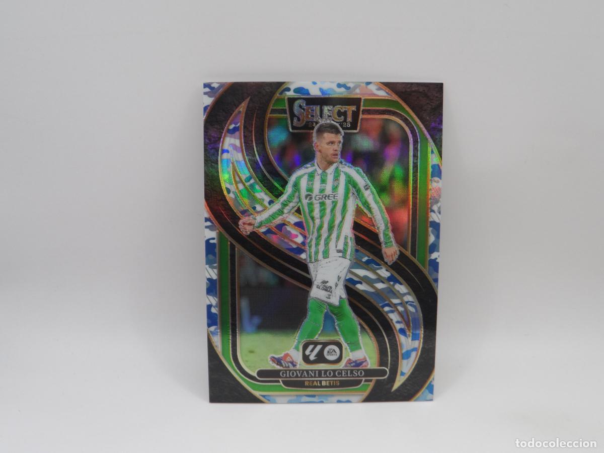 Cromos de F&uacute;tbol: 138 LO CELSO NUMERADA /30 WINTER CAMO PRIZM BETIS PANINI SELECT 2024 2025 24 25