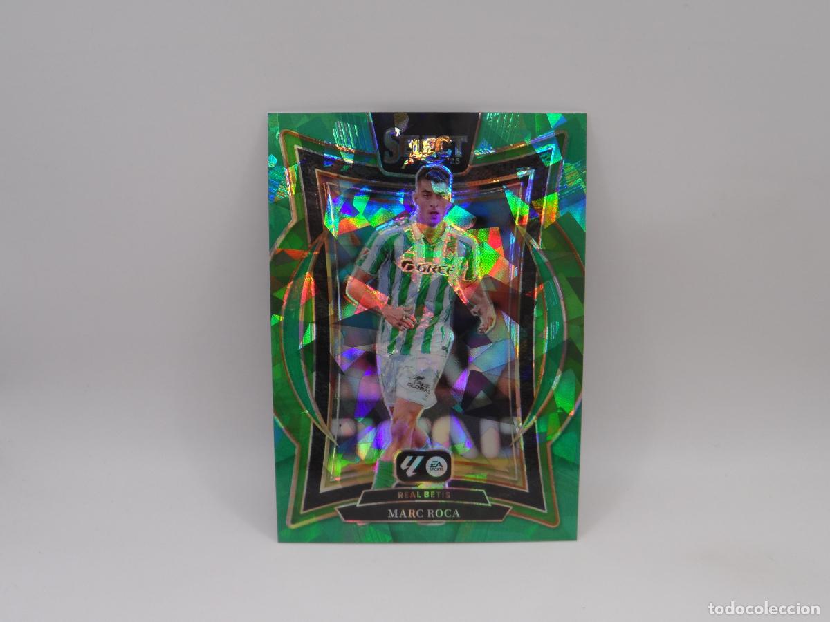 Cromos de F&uacute;tbol: 38 MARC ROCA PARALELA GREEN ICE BETIS PANINI SELECT LIGA 2024 2025 24 25 PRIZM