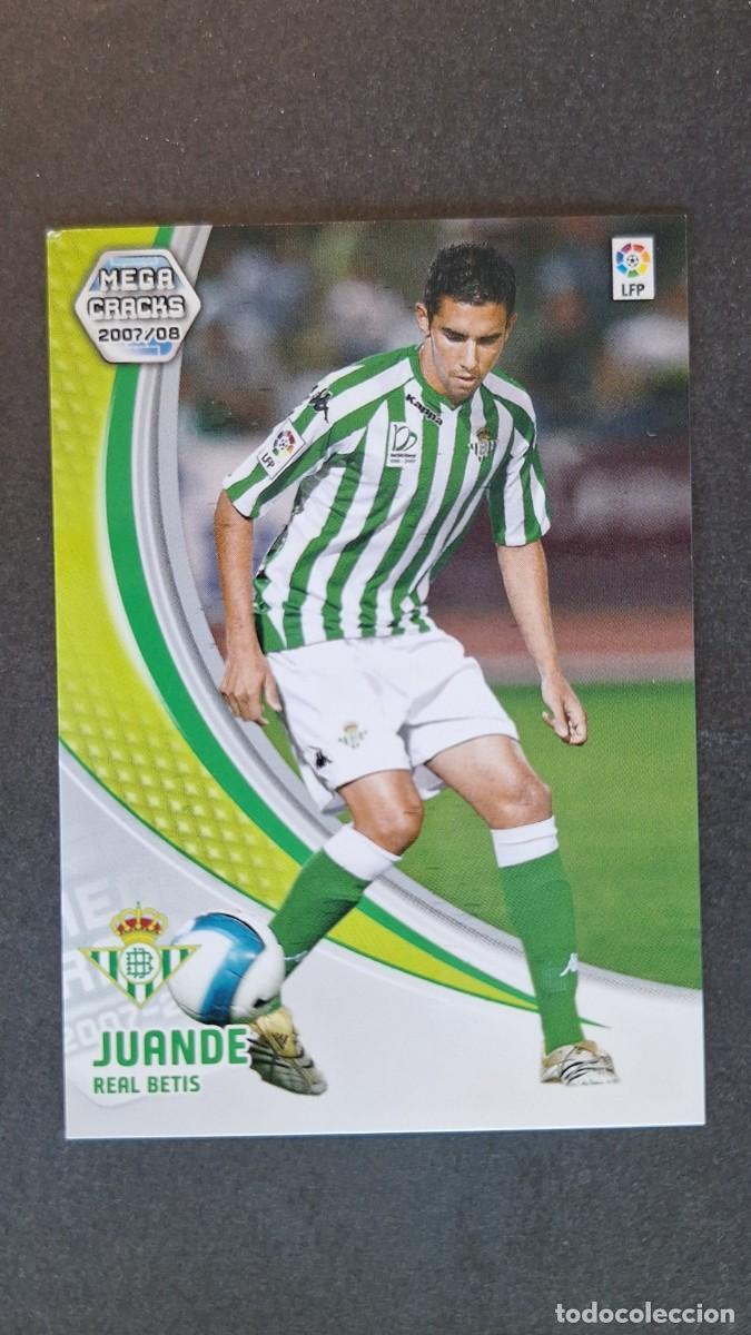 Cromos de F&uacute;tbol: L3 JUANDE REAL BETIS BALOMPIE NUEVA FICHA 82 BIS PANINI MEGACRACKS 2007 2008 07 08