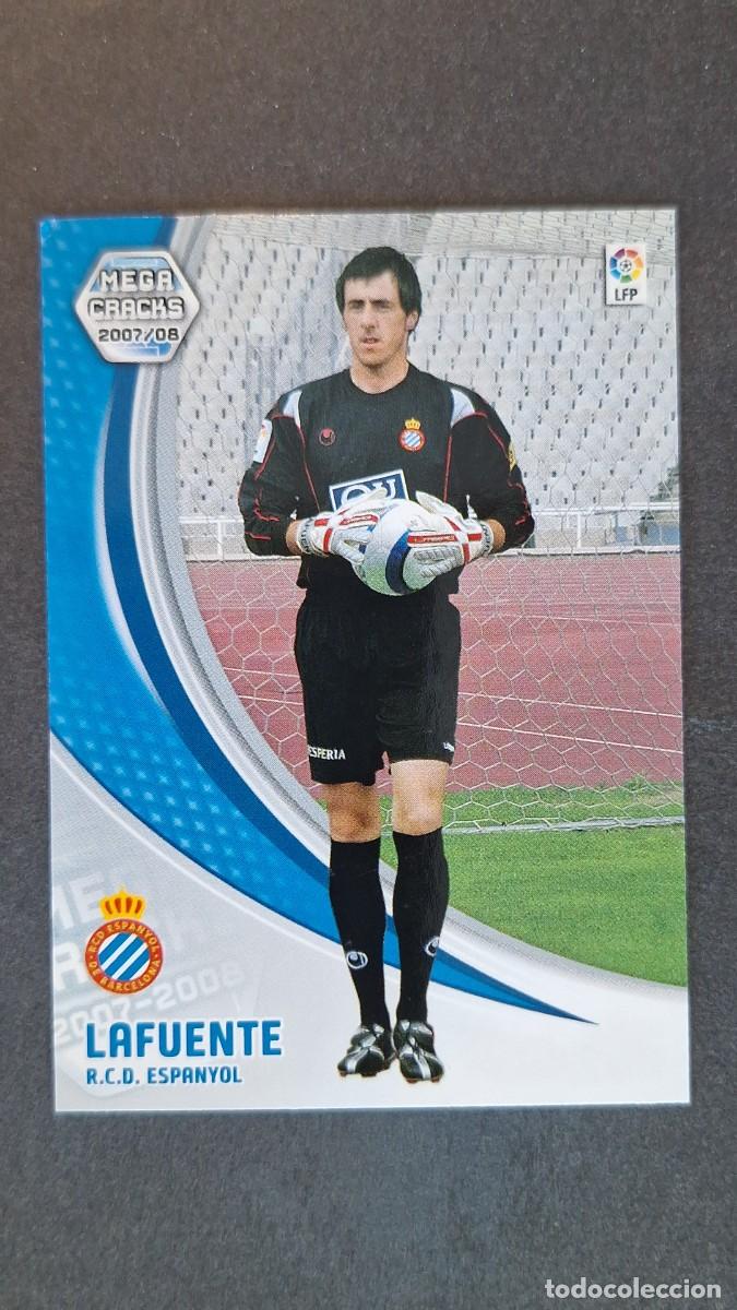 Cromos de F&uacute;tbol: L3 LAFUENTE R. C. D. ESPA&Ntilde;OL NUEVA FICHA 111 BIS PANINI MEGACRACKS 2007 2008 07 08