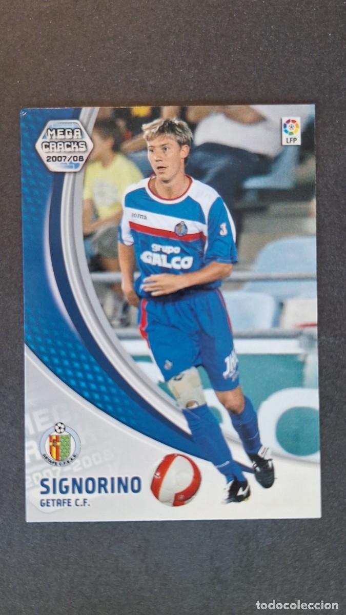 Cromos de F&uacute;tbol: L3 SIGNORINO GETAFE C. F. NUEVA FICHA 133 BIS PANINI MEGACRACKS 2007 2008 07 08