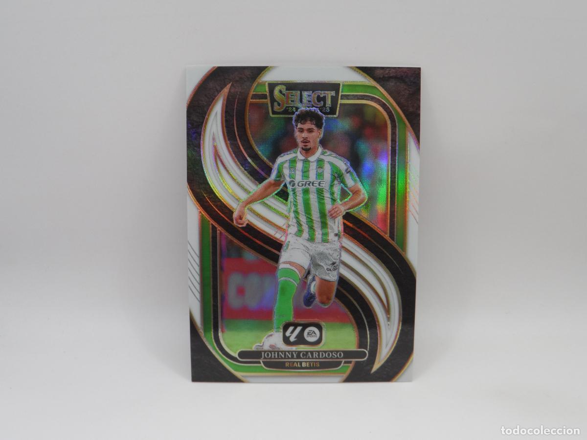 Figurine di Calcio: 132 JOHNNY CARDOSO NUMERADA /20 WHITE PRIZM BETIS PANINI SELECT 2024 2025 24 25