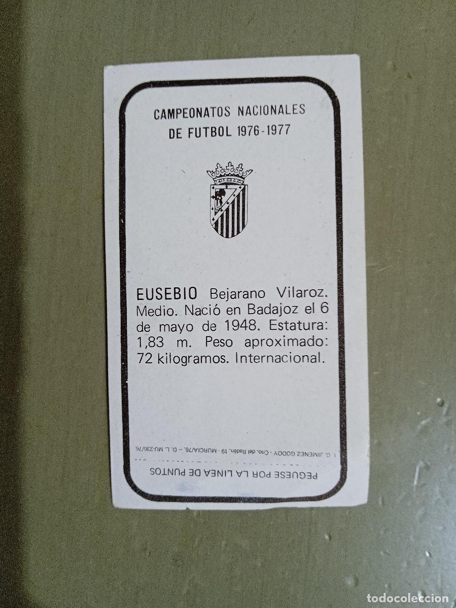 Cromos de f&uacute;tbol: EUSEBIO ATLETICO MADRID - Foto 2