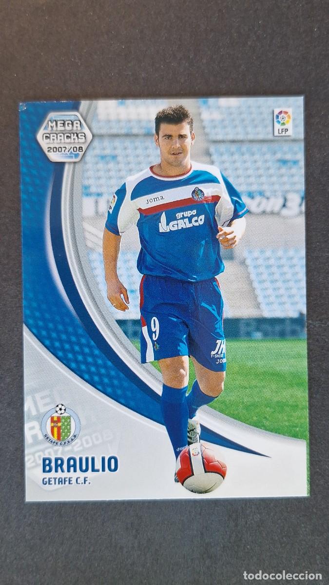 Figurine di Calcio: L3 BRAULIO GETAFE C. F. NUEVA FICHA 141 BIS PANINI MEGACRACKS 2007 2008 07 08
