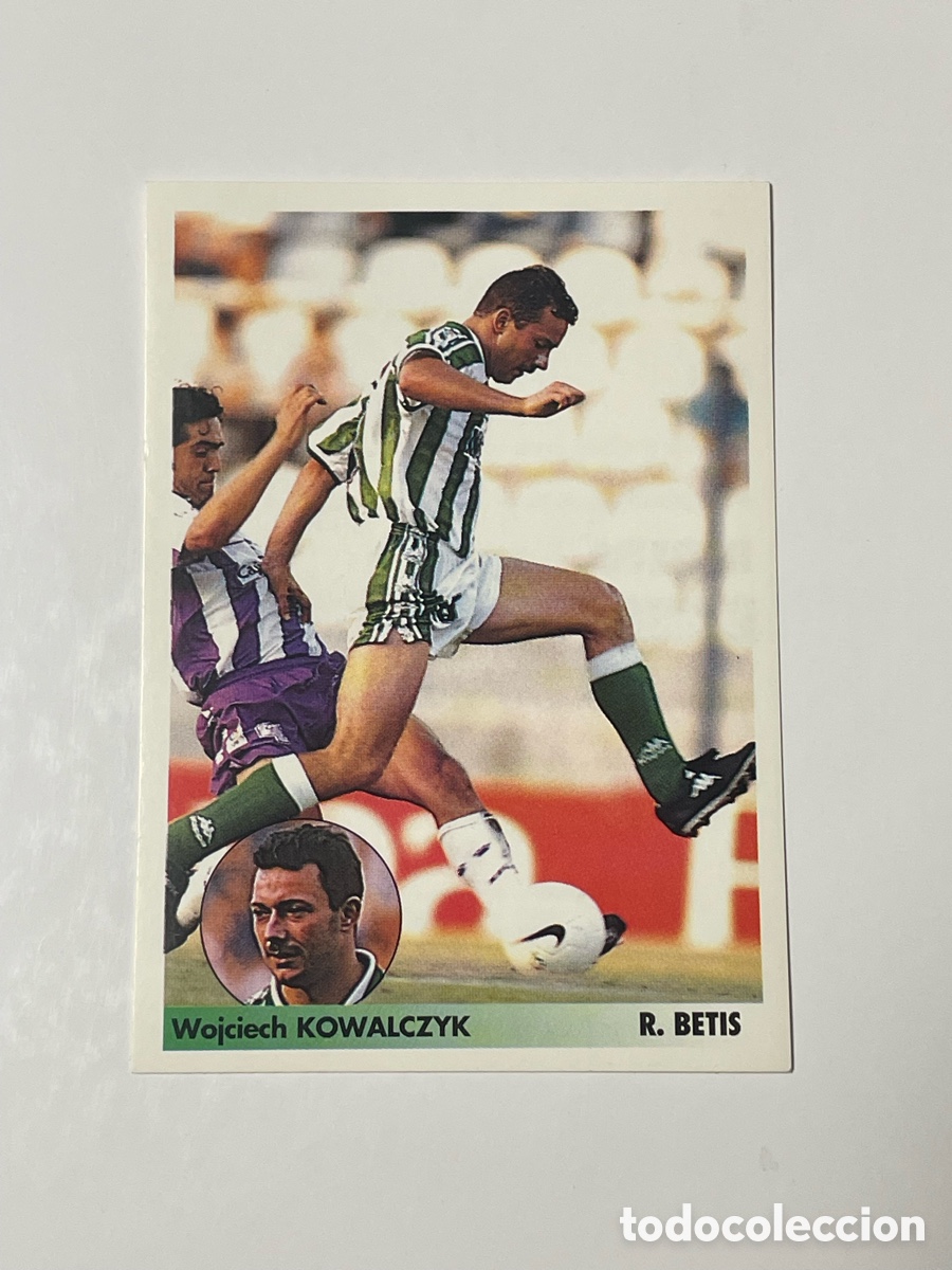 Figurine di Calcio: Wojciech Kowalczyk Betis Panini Los mejores equipos de Europa 1996/97 #91