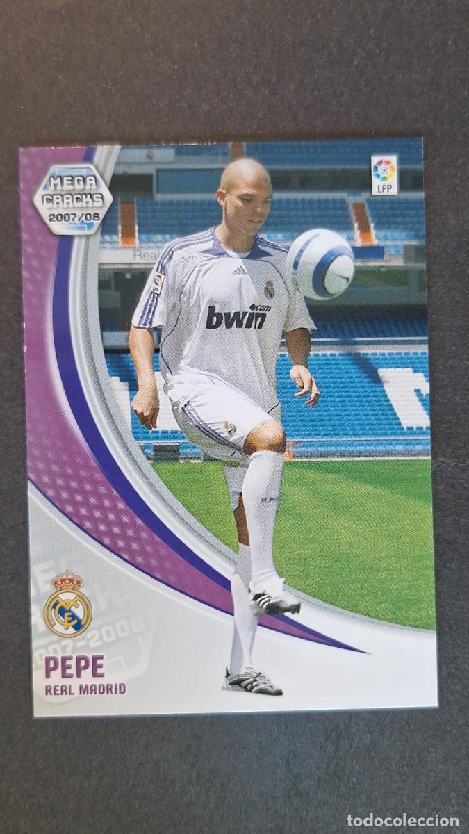 Figurine di Calcio: L3 PEPE REAL MADRID NUEVA FICHA 168 BIS PANINI MEGACRACKS 2007 2008 07 08