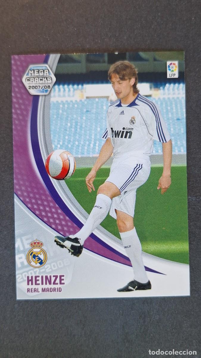 Figurine di Calcio: L3 HEINZE REAL MADRID NUEVA FICHA 172 BIS PANINI MEGACRACKS 2007 2008 07 08