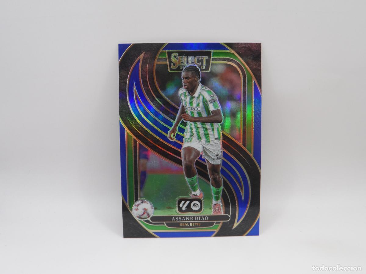 Cromos de Futebol: 135 ASSANE DIAO PARALELA BLUE PRIZM BETIS PANINI SELECT LIGA 2024 2025 24 25 AZUL