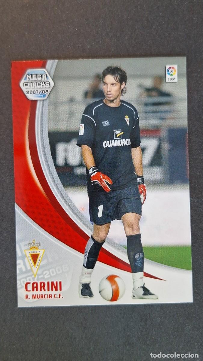 Cromos de Futebol: L3 CARINI REAL MURCIA C. F. NUEVA FICHA 200 BIS PANINI MEGACRACKS 2007 2008 07 08
