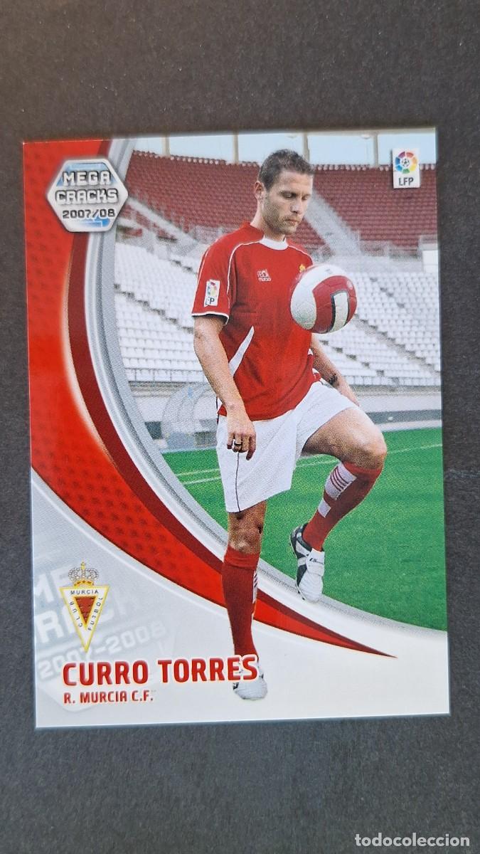 Cromos de Futebol: L3 CURRO TORRRES REAL MURCIA C. F. NUEVA FICHA 206 BIS PANINI MEGACRACKS 2007 2008 07 08