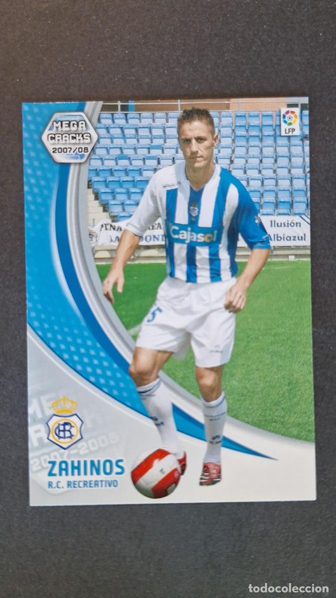 Cromos de Futebol: L3 ZAHINOS RECREATIVO DE HUELVA NUEVA FICHA 266 BIS PANINI MEGACRACKS 2007 2008 07 08