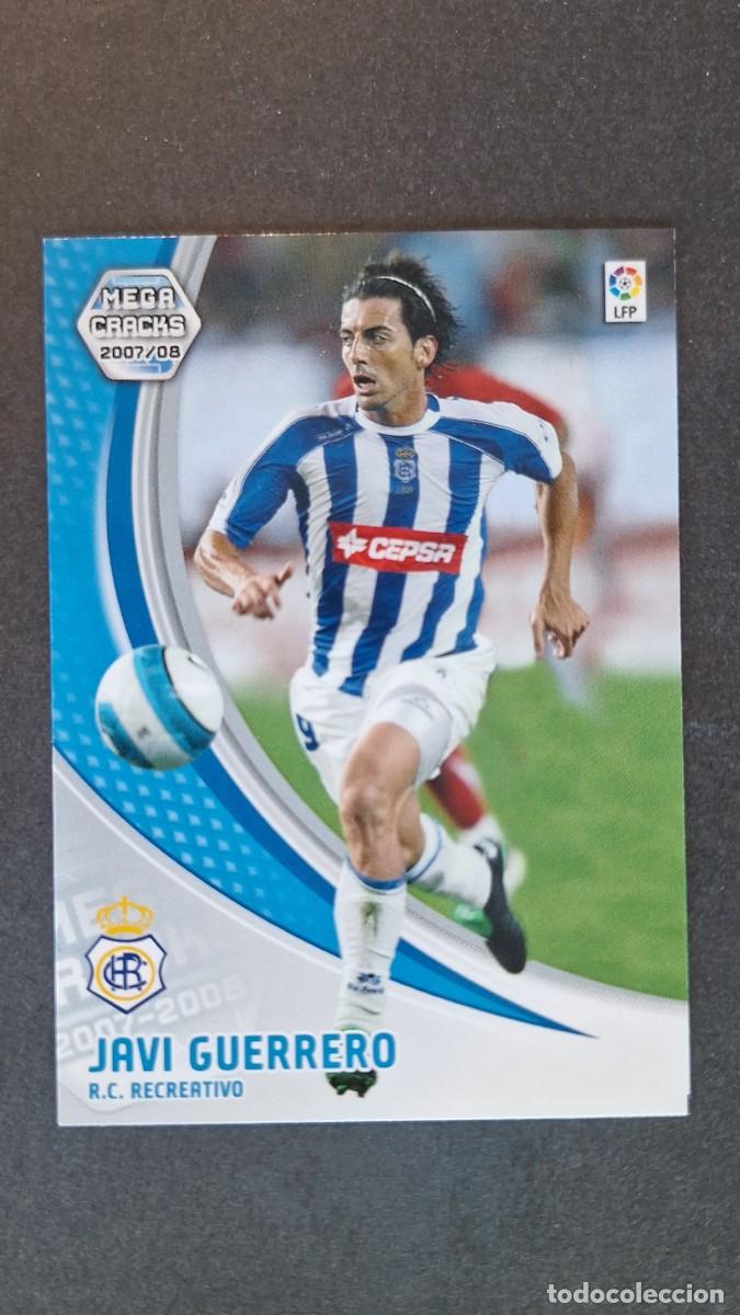 Cromos de Futebol: L3 JAVI GUERRERO RECREATIVO DE HUELVA NUEVA FICHA 268 BIS PANINI MEGACRACKS 2007 2008 07 08