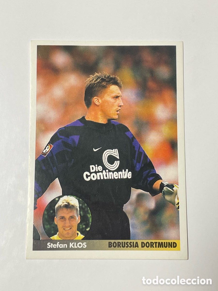 Cromos de F&uacute;tbol: Stefan Klos Borussia Dortmund Panini Los mejores equipos de Europa 1996/97 #93