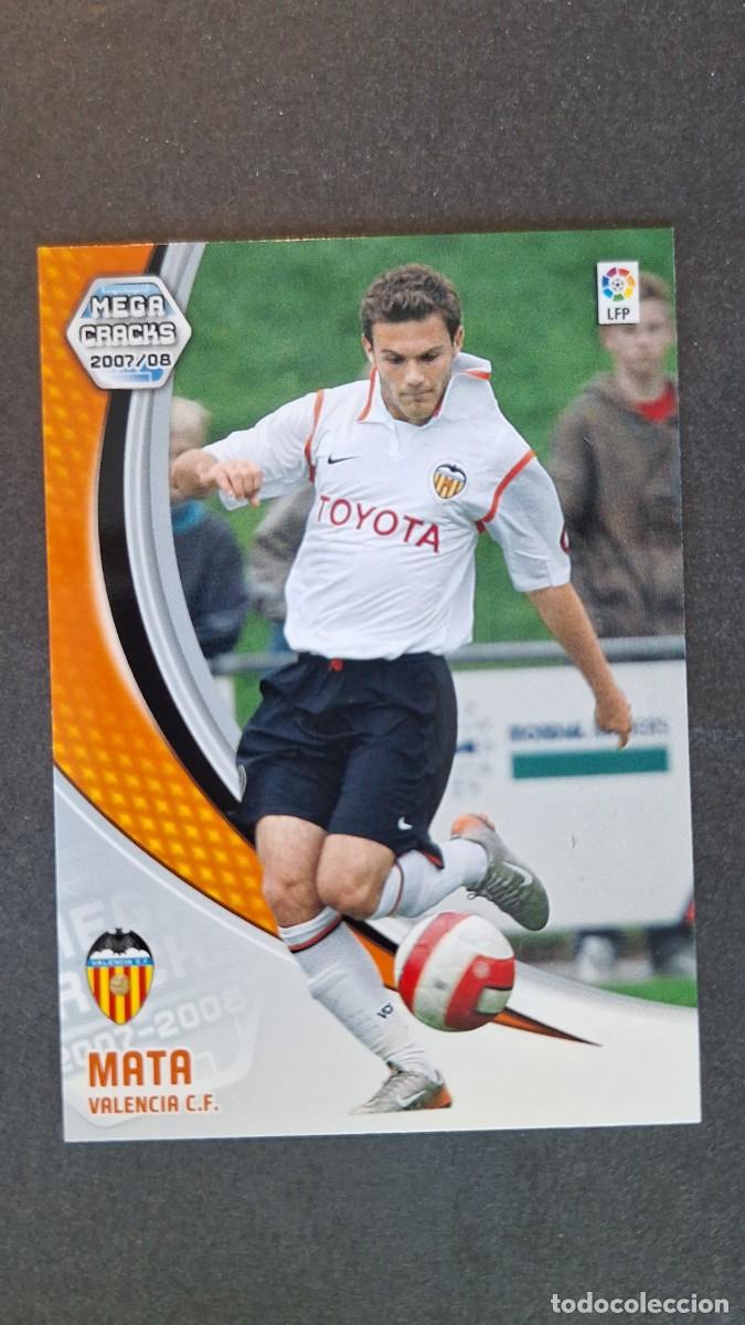 Cromos de F&uacute;tbol: L3 MATA VALENCIA C. F. NUEVA FICHA 304 BIS PANINI MEGACRACKS 2007 2008 07 08