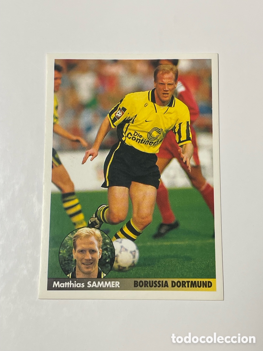 Cromos de F&uacute;tbol: Matthias Sammer Borussia Dortmund Panini Los mejores equipos de Europa 1996/97 #96