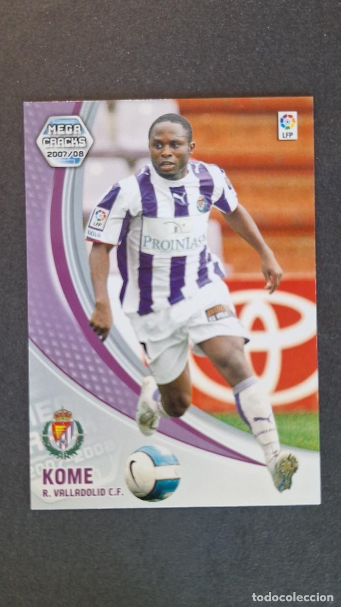 Cromos de F&uacute;tbol: L3 KOME REAL VALLADOLID NUEVA FICHA 321 BIS PANINI MEGACRACKS 2007 2008 07 08