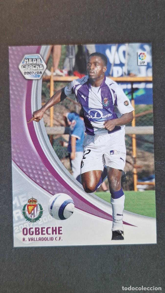 Cromos de F&uacute;tbol: L3 OGBECHE REAL VALLADOLID NUEVA FICHA 324 BIS PANINI MEGACRACKS 2007 2008 07 08