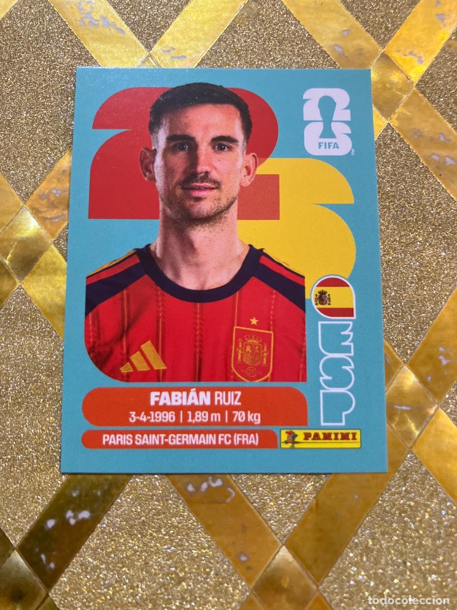 Cromos de F&uacute;tbol: CROMO DE F&Uacute;TBOL NUMERO 12 FABIAN RUIZ ESPA&Ntilde;A MUNDIAL 2026 MEXICO-EEUU-CANADA PANINI !