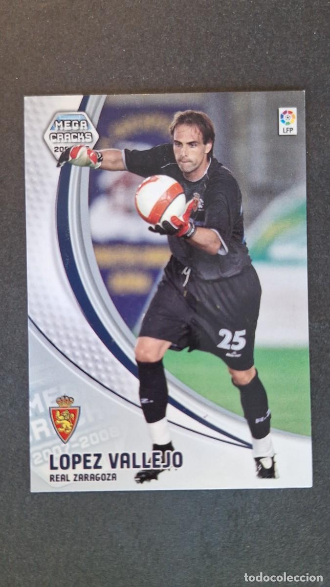 Cromos de F&uacute;tbol: L3 LOPEZ VALLEJO REAL ZARAGOZA NUEVA FICHA 344 BIS PANINI MEGACRACKS 2007 2008 07 08
