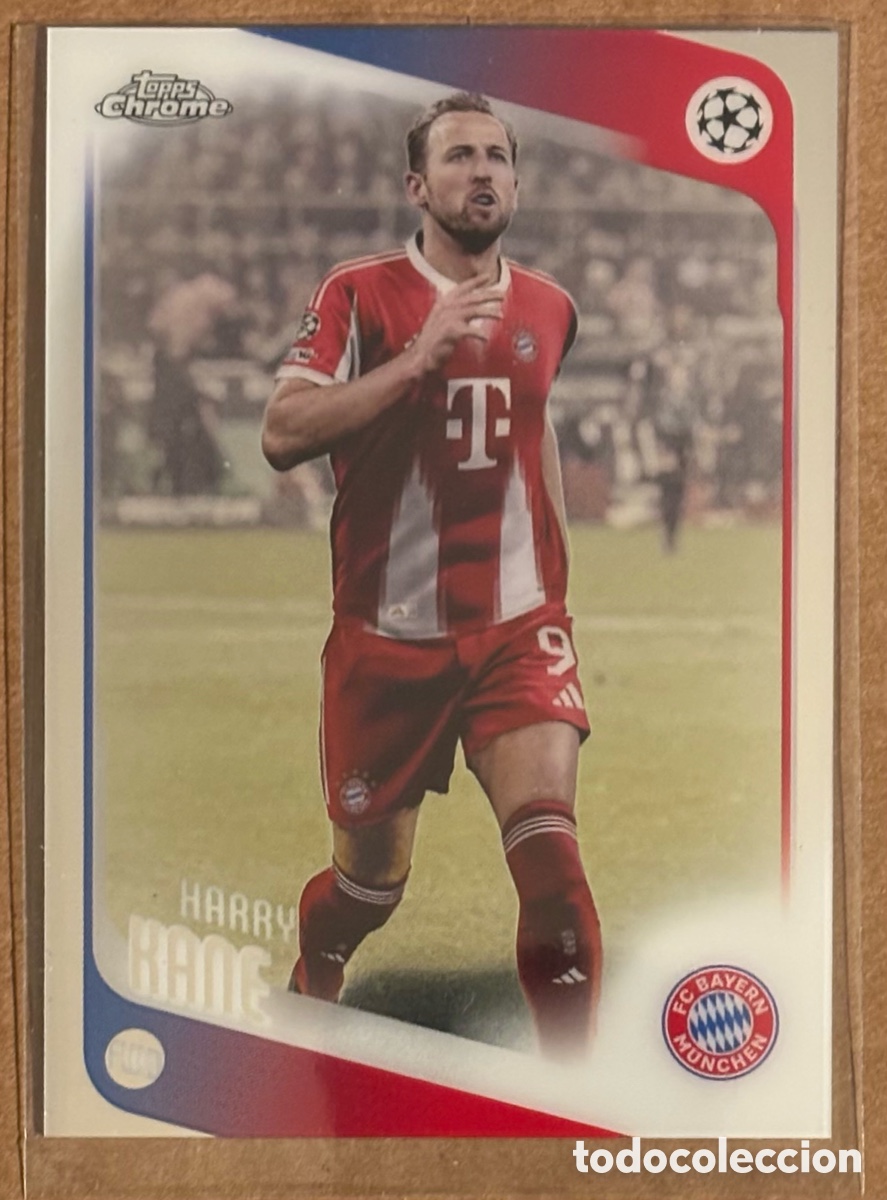 Cromos de F&uacute;tbol: HARRY KANE (BAYERN MUNICH). CARTA TOPPS CHROME UEFA CHAMPIONS LEAGUE 2025/26. #182.