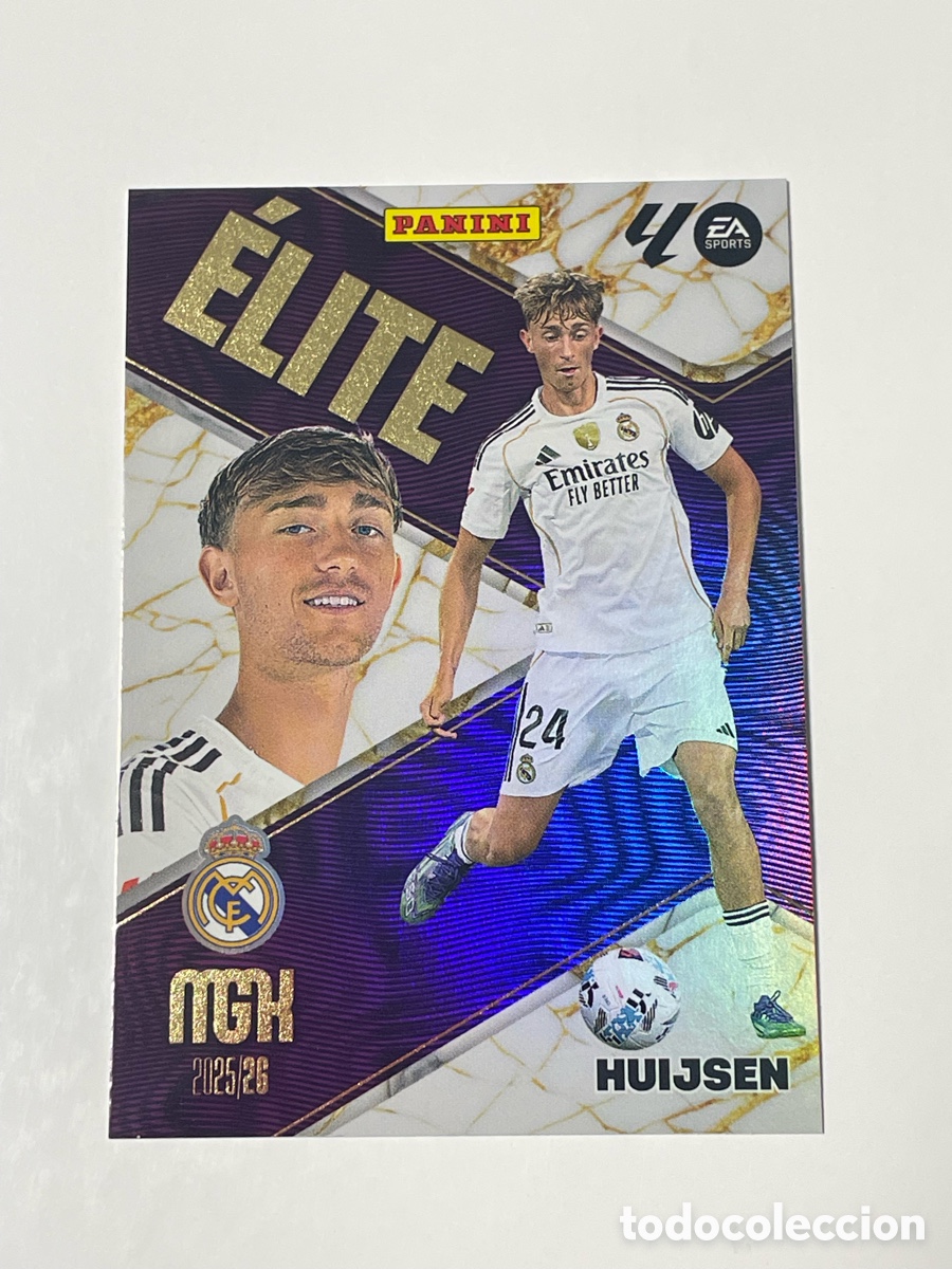 Cromos de F&uacute;tbol: Dean Huijsen Real Madrid Panini Megacracks 2025/25 Elite #505