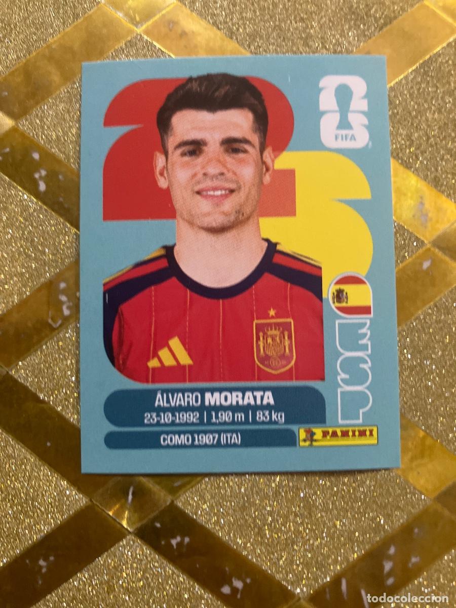 Cromos de F&uacute;tbol: CROMO DE F&Uacute;TBOL NUMERO ESP 19 ALVARO MORATA ESPA&Ntilde;A MUNDIAL 2026 MEXICO-EEUU-CANADA PANINI !