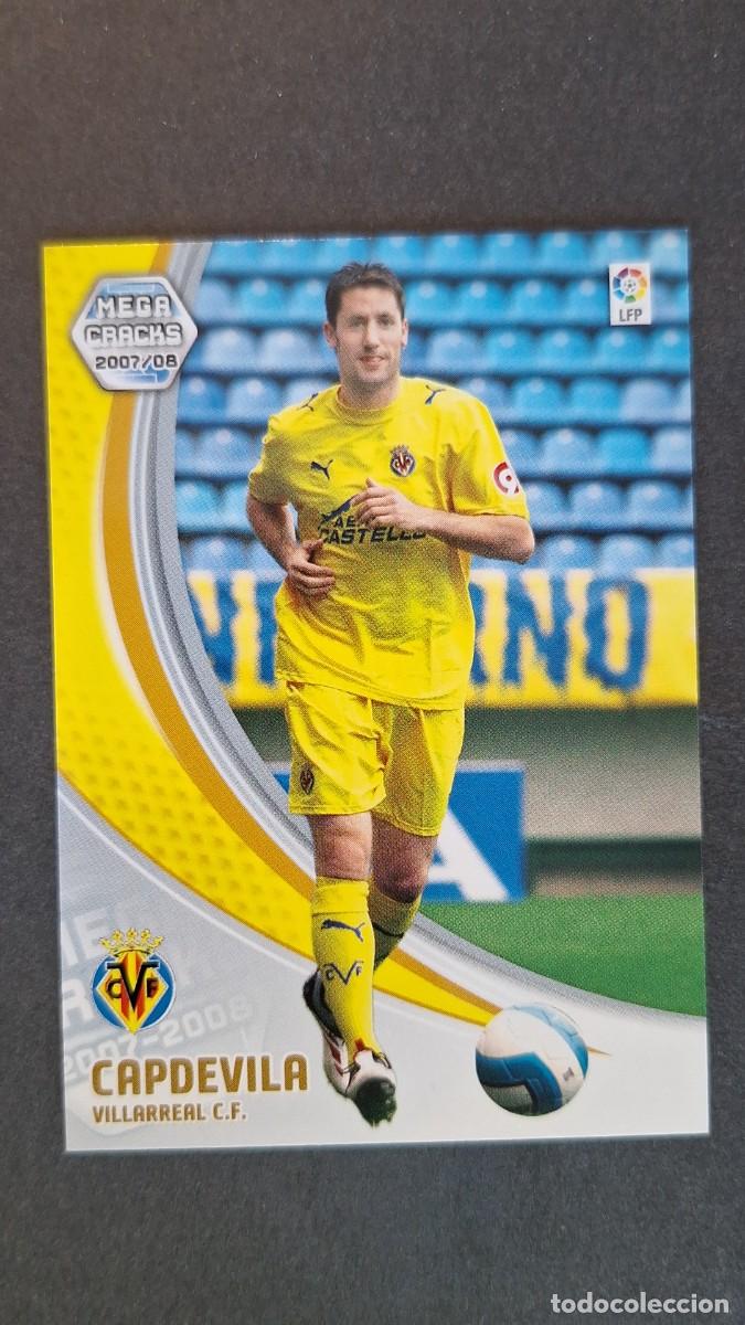 Cromos de F&uacute;tbol: L3 CAPDEVILA VILLARREAL C. F. NUEVO FICHAJE 447 PANINI MEGACRACKS 2007 2008 07 08
