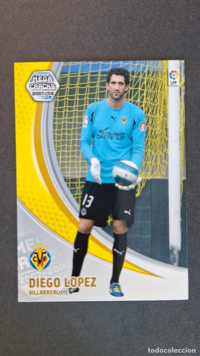 Cromos de F&uacute;tbol: L3 DIEGO LOPEZ VILLARREAL C. F. NUEVO FICHAJE 450 PANINI MEGACRACKS 2007 2008 07 08