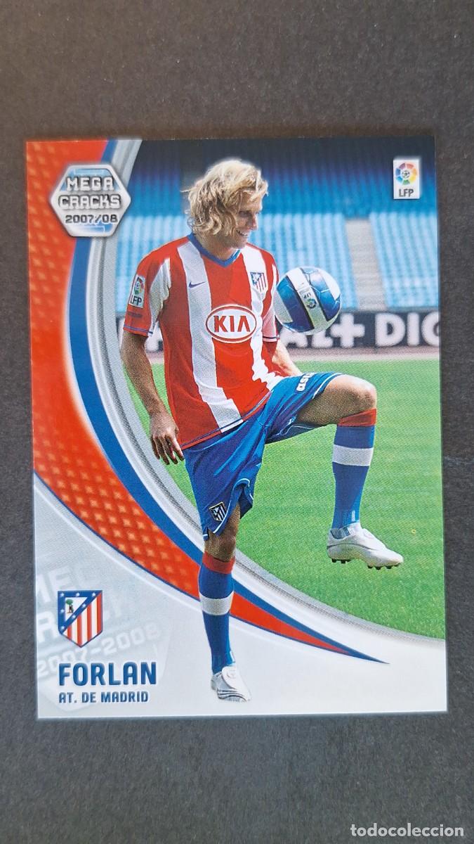 Cromos de F&uacute;tbol: L3 FORLAN ATLETICO DE MADRID NUEVO FICHAJE 454 PANINI MEGACRACKS 2007 2008 07 08