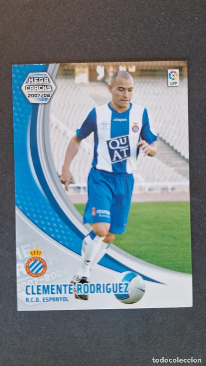 Cromos de F&uacute;tbol: L3 CLEMENTE RODRIGUEZ R. C. D. ESPA&Ntilde;OL NUEVO FICHAJE 455 PANINI MEGACRACKS 2007 2008 07 08