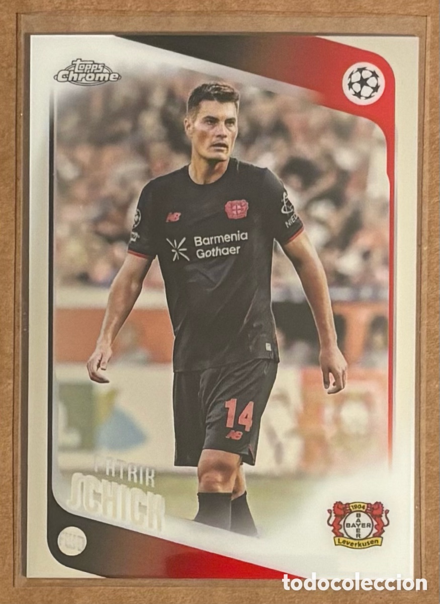 Cromos de F&uacute;tbol: PATRICK SCHICK (LEVERKUSEN). CARTA TOPPS CHROME UEFA CHAMPIONS LEAGUE 2025/26. #153.