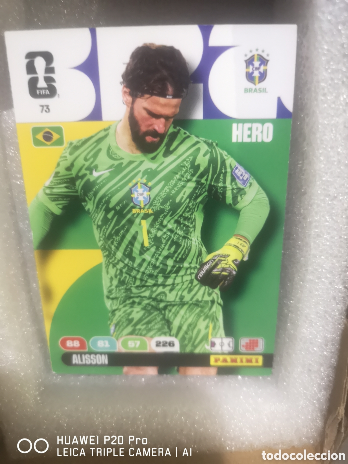 Cromos de F&uacute;tbol: 73 ALISSON ADRENALYN FIFA WORLD CUP 2026 BRASIL