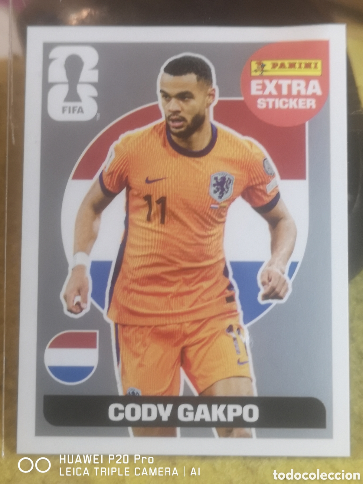 Cromos de F&uacute;tbol: EXTRA STICKER CODY GAKPO FIFA WORLD CUP MUNDIAL 2026