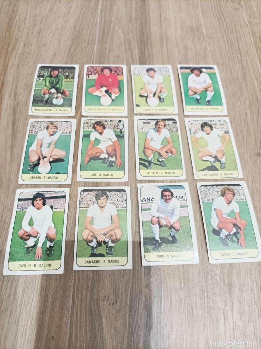Cromos de F&uacute;tbol: ESTE 1978 1979 78 79 - LOTE 12 CROMOS REAL MADRID - NUNCA PEGADOS