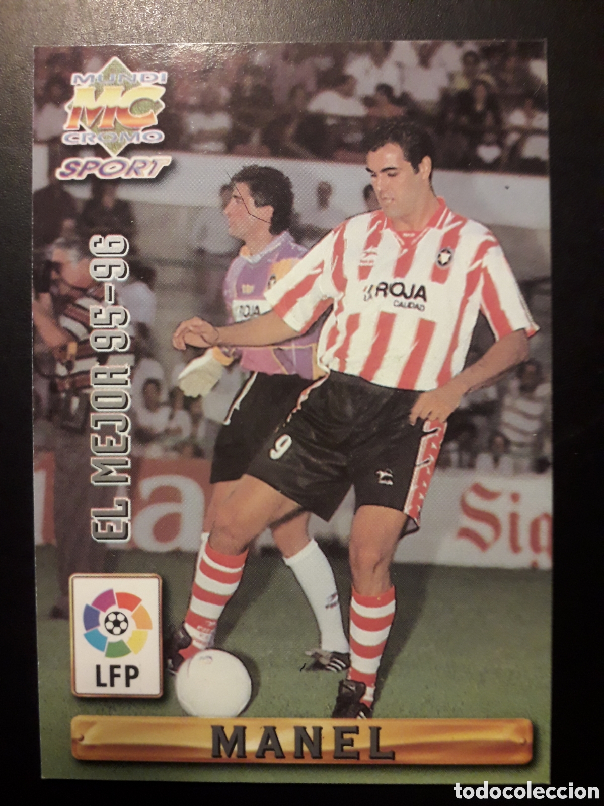 Cromos de F&uacute;tbol: MANEL LOGRO&Ntilde;&Eacute;S N&deg; 420 EL MEJOR FICHAS LIGA F&Uacute;TBOL 96 97 1996 1997 MUNDICROMO MC PEDIDO M&Iacute;NIMO 3&euro;
