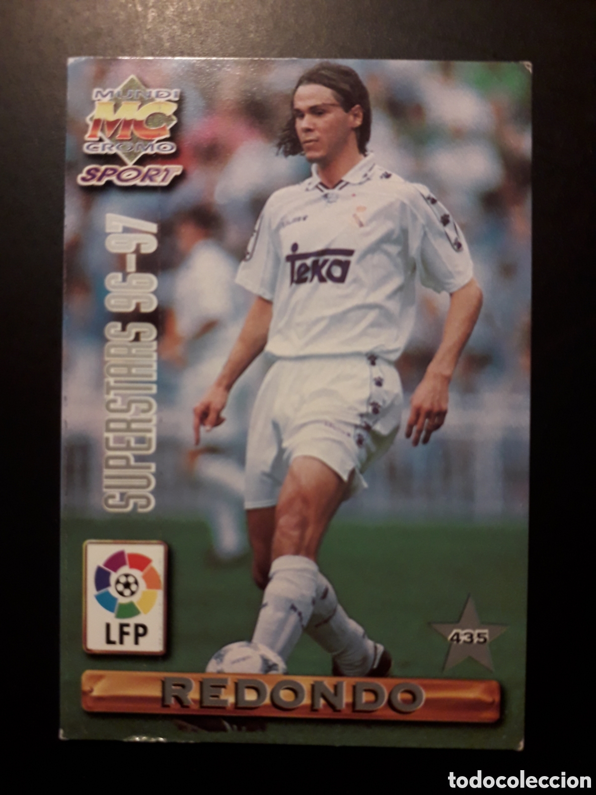 Cromos de F&uacute;tbol: REDONDO HIERRO REAL MADRID SUPERESTARS N&deg; 435 LIGA 1996 1997 96 97 MUNDICROMO PEDIDO M&Iacute;NIMO 3&euro;
