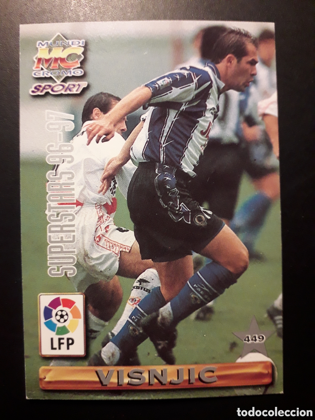 Cromos de F&uacute;tbol: VISNJIC H&Eacute;RCULES PEDRO JOS&Eacute; EXTREMADURA SUPERESTARS N&deg; 449 LIGA 1996 1997 96 97 MUNDICROMO MC