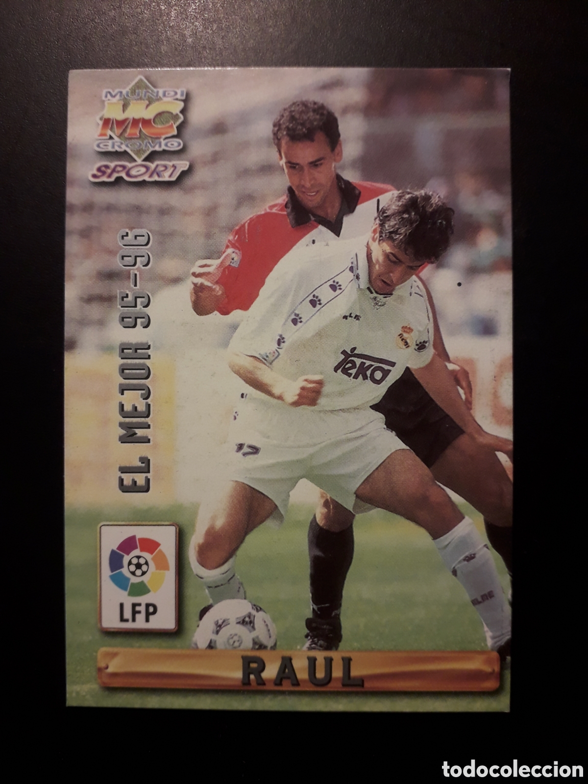 Cromos de F&uacute;tbol: RA&Uacute;L REAL MADRID N&deg; 405 EL MEJOR FICHAS LIGA F&Uacute;TBOL 96 97 1996 1997 MUNDICROMO MC PEDIDO M&Iacute;NIMO 3&euro;.