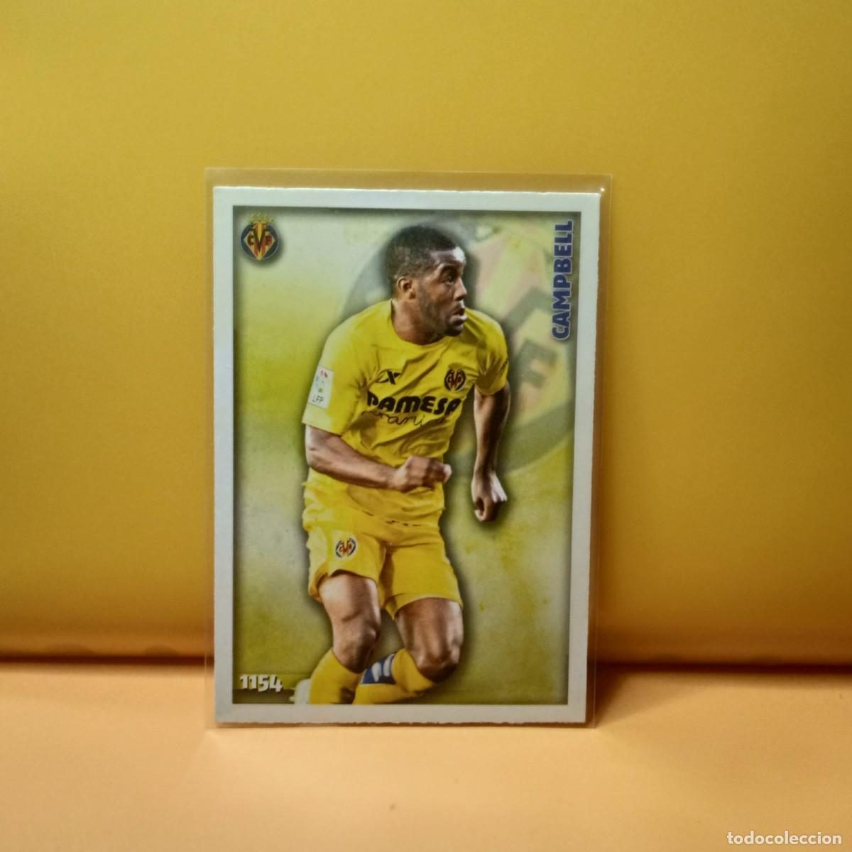 Cromos de F&uacute;tbol: MUNDICROMO 2014 2015 14 15 VILLARREAL C.F CAMPBELL 1154 UH III