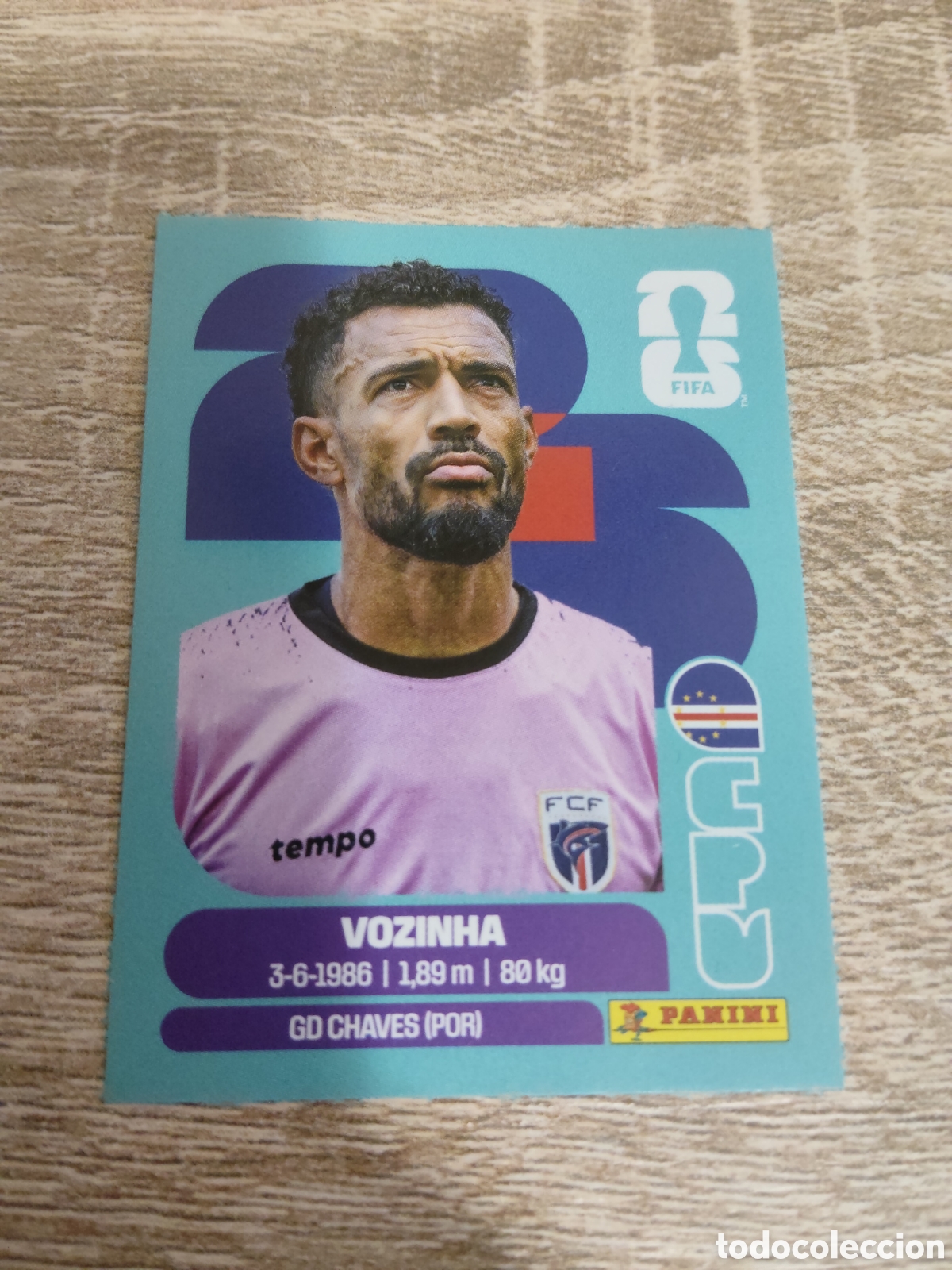 Figurine di Calcio: Panini mundial 2026 CPV 2 Vozinha Cabo Verde