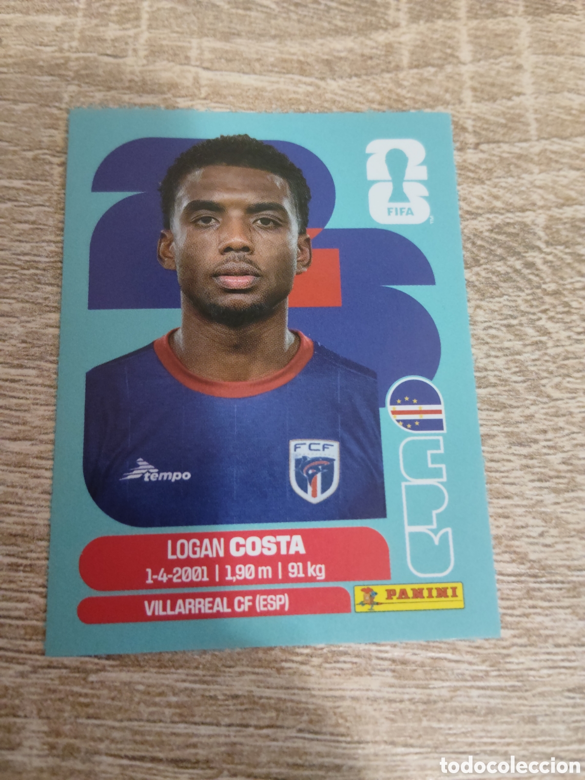 Figurine di Calcio: Panini mundial 2026 CPV 3 Logan Costa Cabo Verde