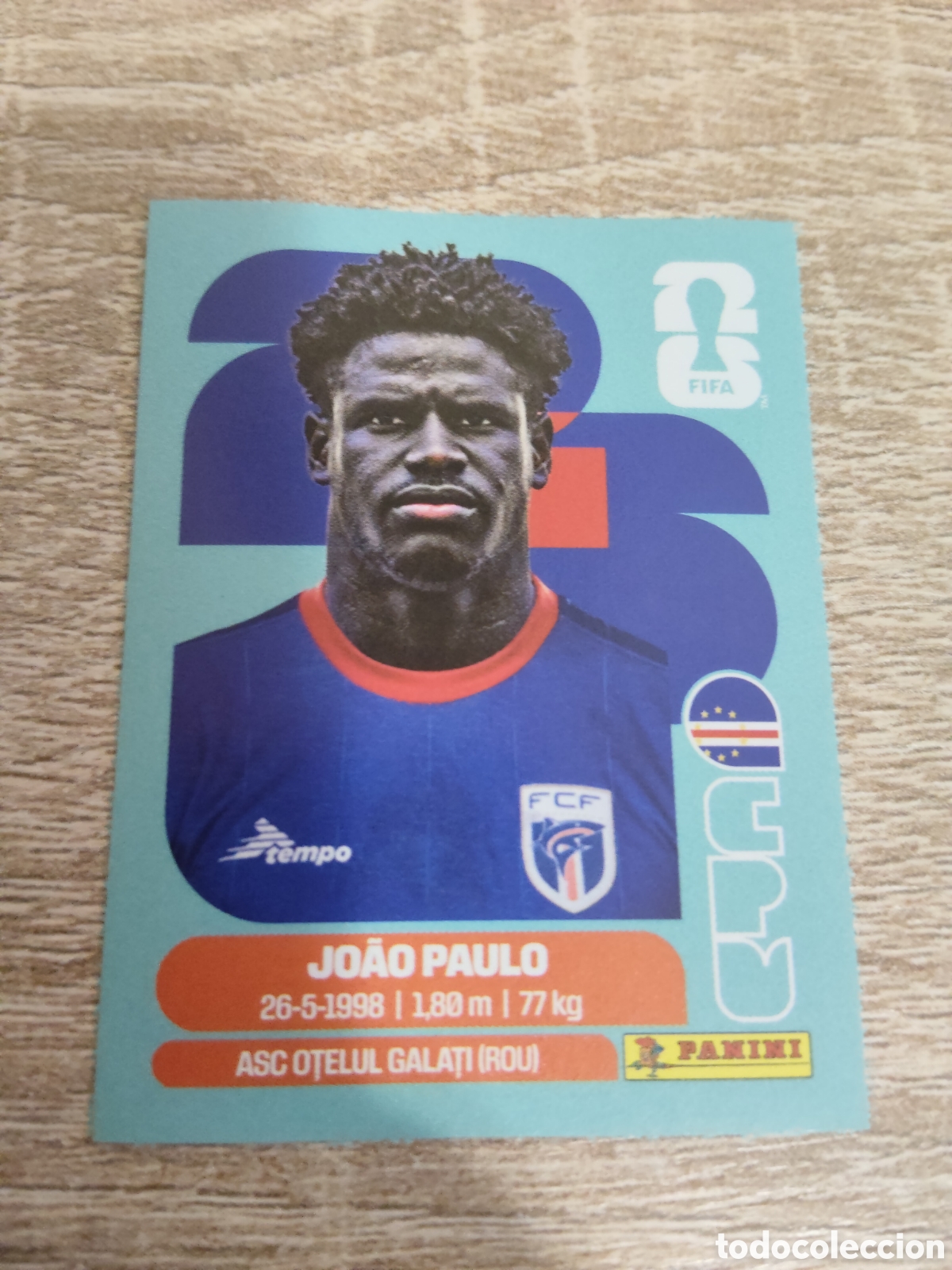 Figurine di Calcio: Panini mundial 2026 CPV 8 Joao Paulo Cabo Verde