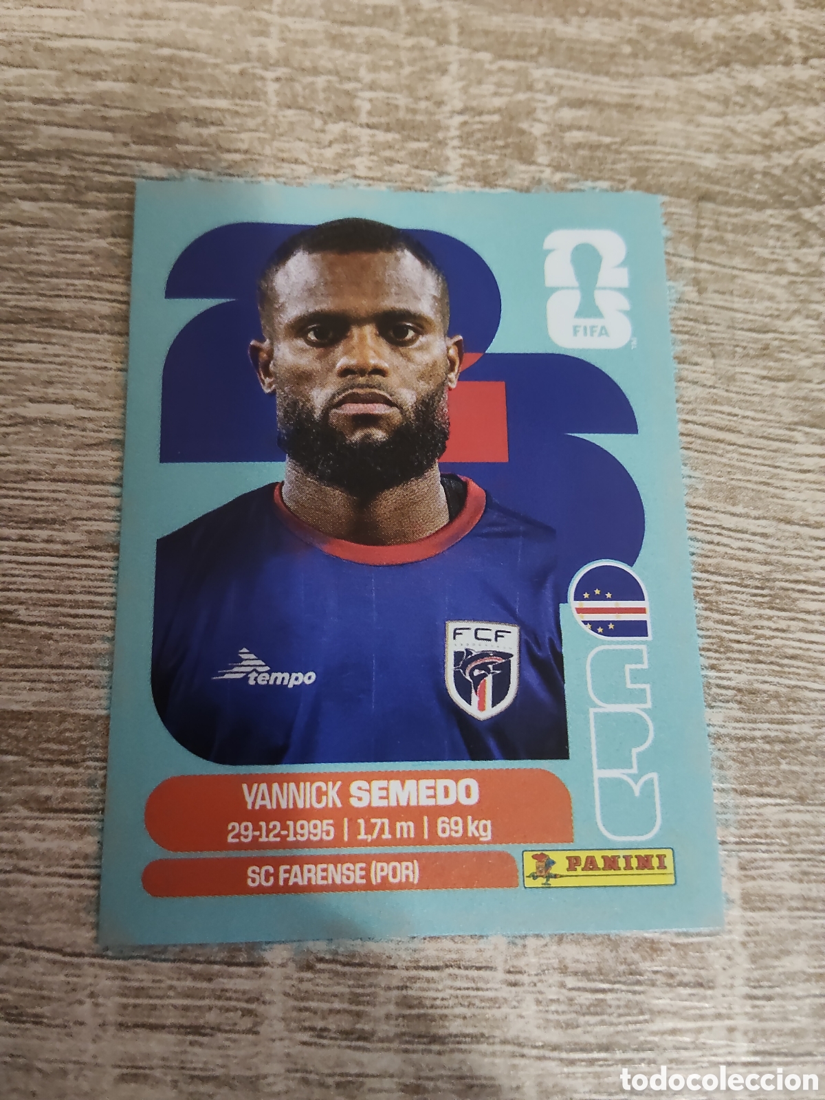 Figurine di Calcio: Panini mundial 2026 CPV 9 Yannick Semedo Cabo Verde
